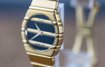 Thumbnail von Piaget Polo very rare Vintage Polo | 761 C 701 D | Onyx dial | Yellowgold </h1>