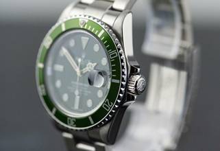 Thumbnail von Rolex Submariner Date Kermit | 16610 | F Serial | Full Set 2004 </h1>