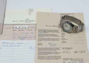 Thumbnail von IWC Yacht Club II | 3012 | Papers + invoice 1982 | unpolished | Steel </h1>