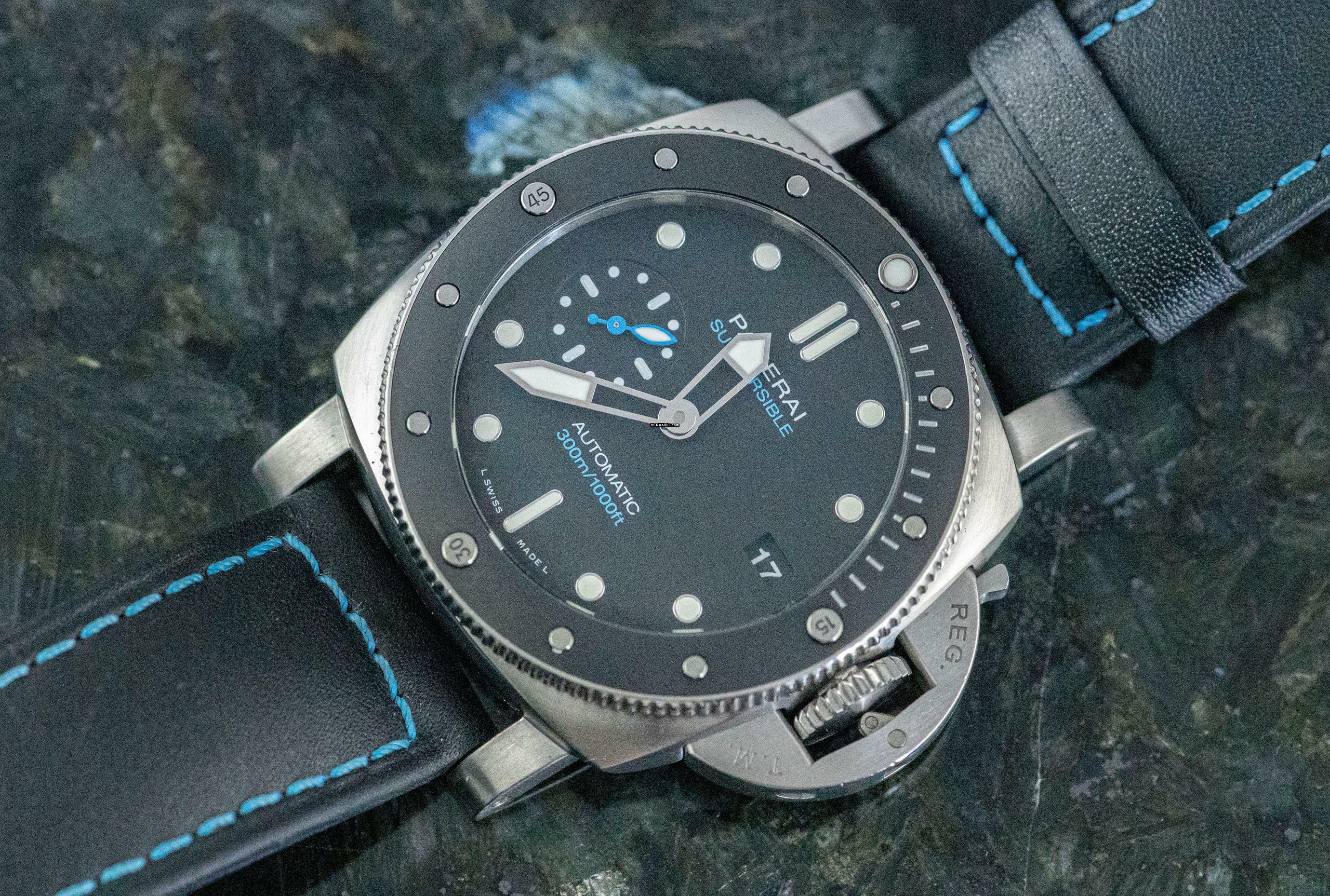 Thumbnail von Panerai Submersible PAM00683 | Full Set 2022 | Steel | Automatic </h1>