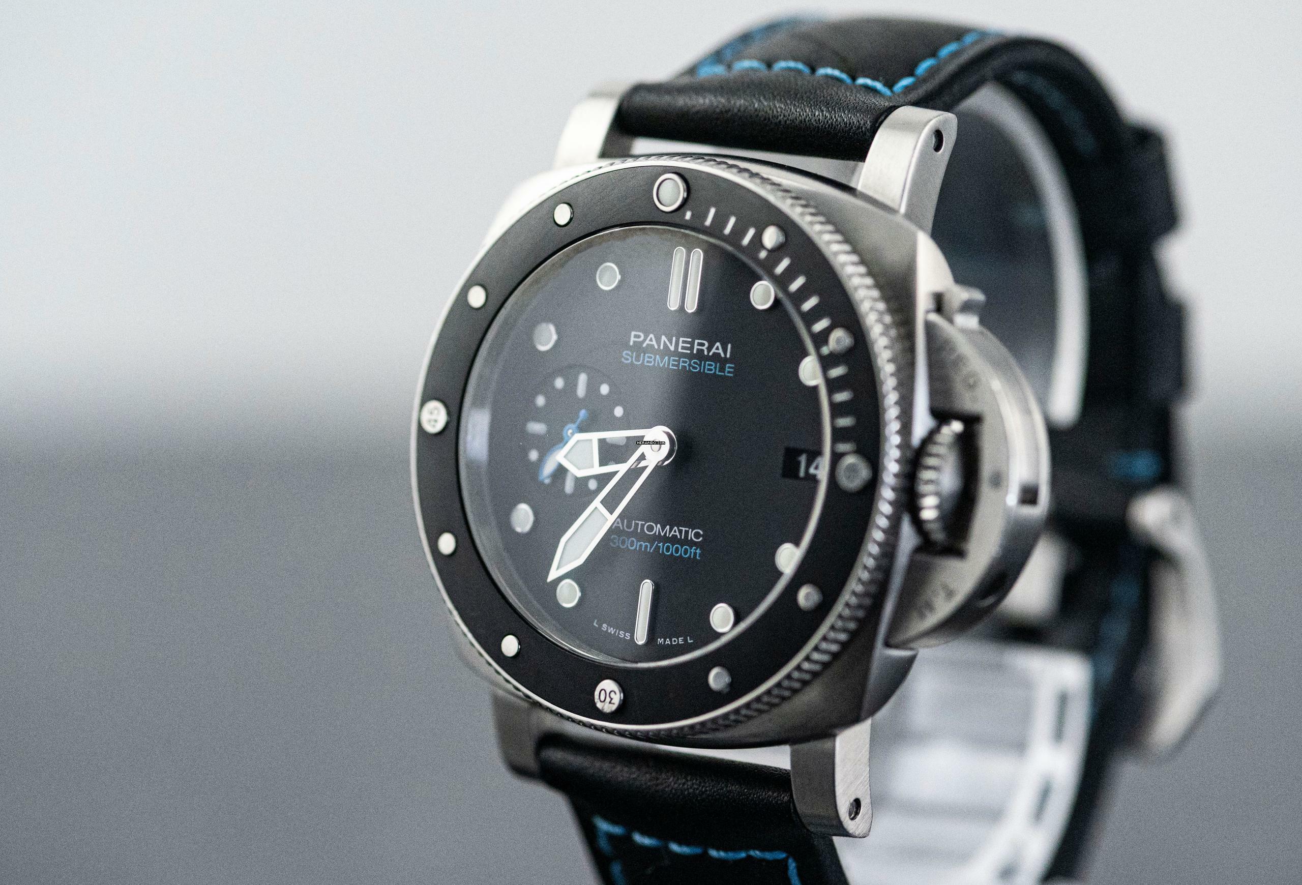 Thumbnail von Panerai Submersible PAM00683 | Full Set 2022 | Steel | Automatic </h1>