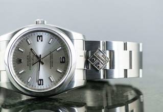 Thumbnail von Rolex Air King Domino's Pizza | 114200 | Full Set 2009 | limited Edition | Stahl </h1>