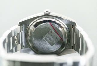 Thumbnail von Rolex Air King Domino's Pizza | 114200 | Full Set 2009 | limited Edition | Stahl </h1>