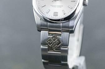 Thumbnail von Rolex Air King Domino's Pizza | 114200 | Full Set 2009 | limited Edition | Stahl </h1>