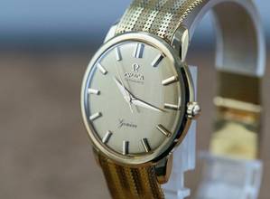 Thumbnail von Omega Genève Dress Watch | 14702 | Automatic | Papers 1966 | orig. Goldbracelet
