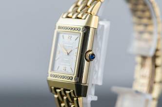 Thumbnail von Jaeger-LeCoultre Reverso Lady Joaillerie Diamond | 267.1.86 | Full Set 2001 | Yellowgold