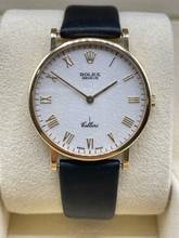 Thumbnail von Rolex Cellini Yellowgold 18Kt. nice condition with Box&papers White Computer Dial