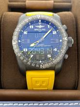 Thumbnail von Breitling Cockpit B50 Night Mission YELLOW RUBBER STRAP with Box & Papers Top condition </h1>