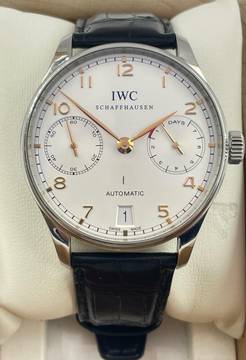  IWC Portuguese Automatic Steel Gold Numerals & Hands in mint Condition 2012 