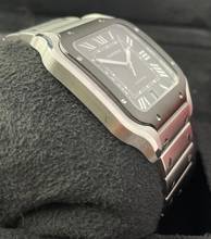 Thumbnail von Cartier Santos DARK Grey DIAL NEW UNWORN FULL SET Large Size with BOX&PAPERS 2024