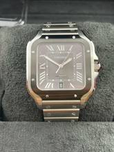 Thumbnail von Cartier Santos DARK Grey DIAL NEW UNWORN FULL SET Large Size with BOX&PAPERS 2024