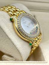 Thumbnail von Chopard Happy Sport Yellwogold 18Kt. Factory Diamonds Quartz with Papers Top Condition </h1>
