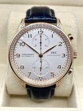 Thumbnail von IWC Portugieser Chronograph Rosegold 18Kt. TOP CONDITION factory diamonds setting