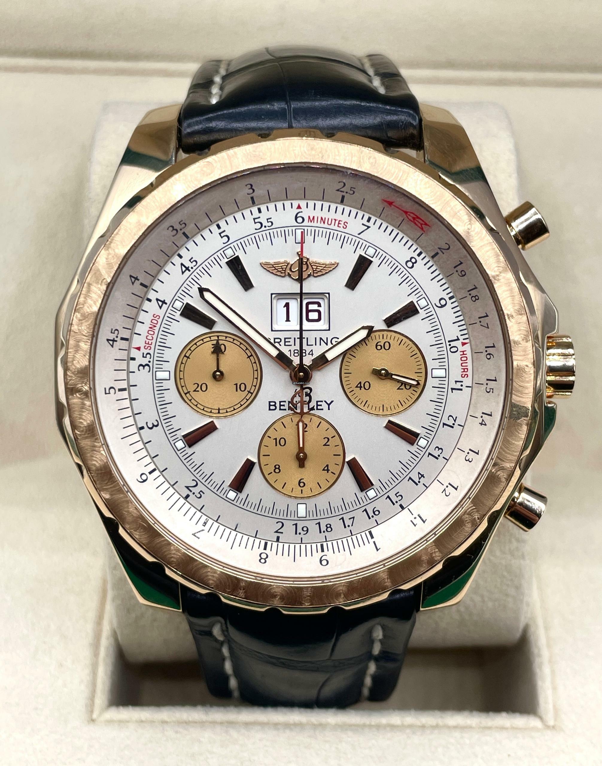  Breitling Bentley 6.75 LIMITED EDITION Nr:18/500 ROSE 18KT. 48mm 