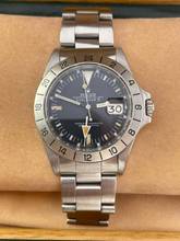 Thumbnail von Rolex Explorer II Steve McQueen Freccione Orange Mark II good Condition Box+Rolex Service Card