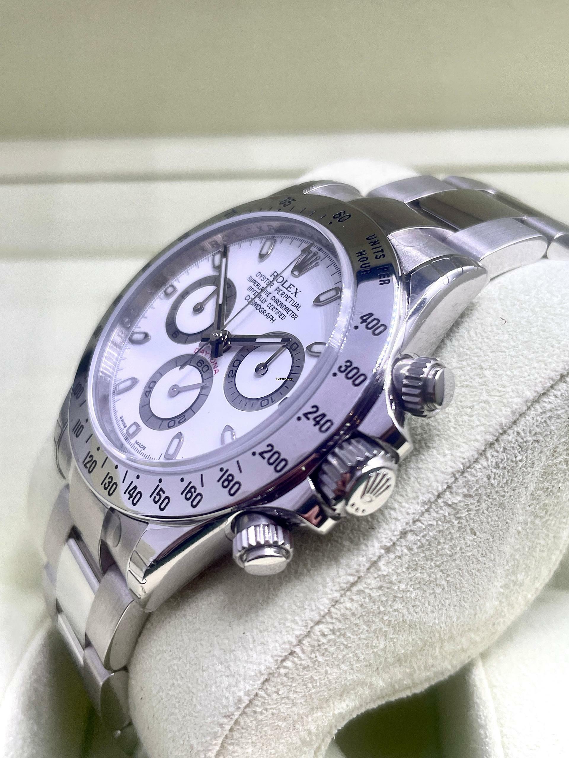 Thumbnail von Rolex Daytona White APH Dial NEW,UNWORN FULLY STICKERS+QR Code Full Set box+papers - long clasp