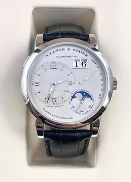  A. Lange & Söhne Platinum Top Condition Moonphase with Box & Lange 1 