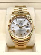 Thumbnail von Rolex Day-Date 40 Yellowgold 18Kt. SILVER Dial Box&Papers 2021 NEW,FULLY STICKERS with QR Code