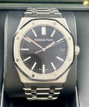 Thumbnail von Audemars Piguet Royal Oak Oak-Steel 41mm Black Dial Box&Papers NEW