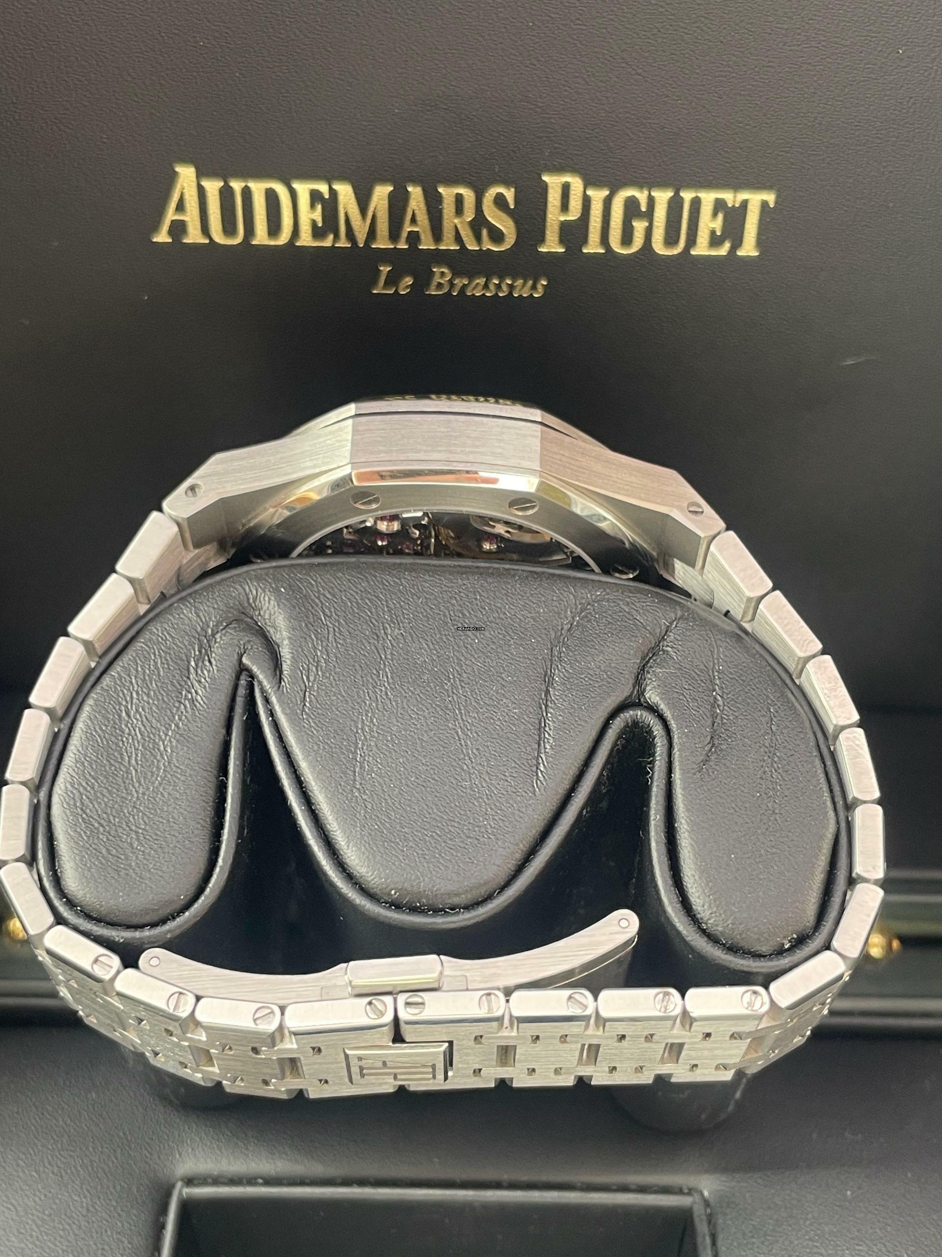 Thumbnail von Audemars Piguet Royal Oak Oak-Steel 41mm Black Dial Box&Papers NEW