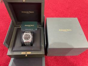 Thumbnail von Audemars Piguet Royal Oak Oak-Steel 41mm Black Dial Box&Papers NEW