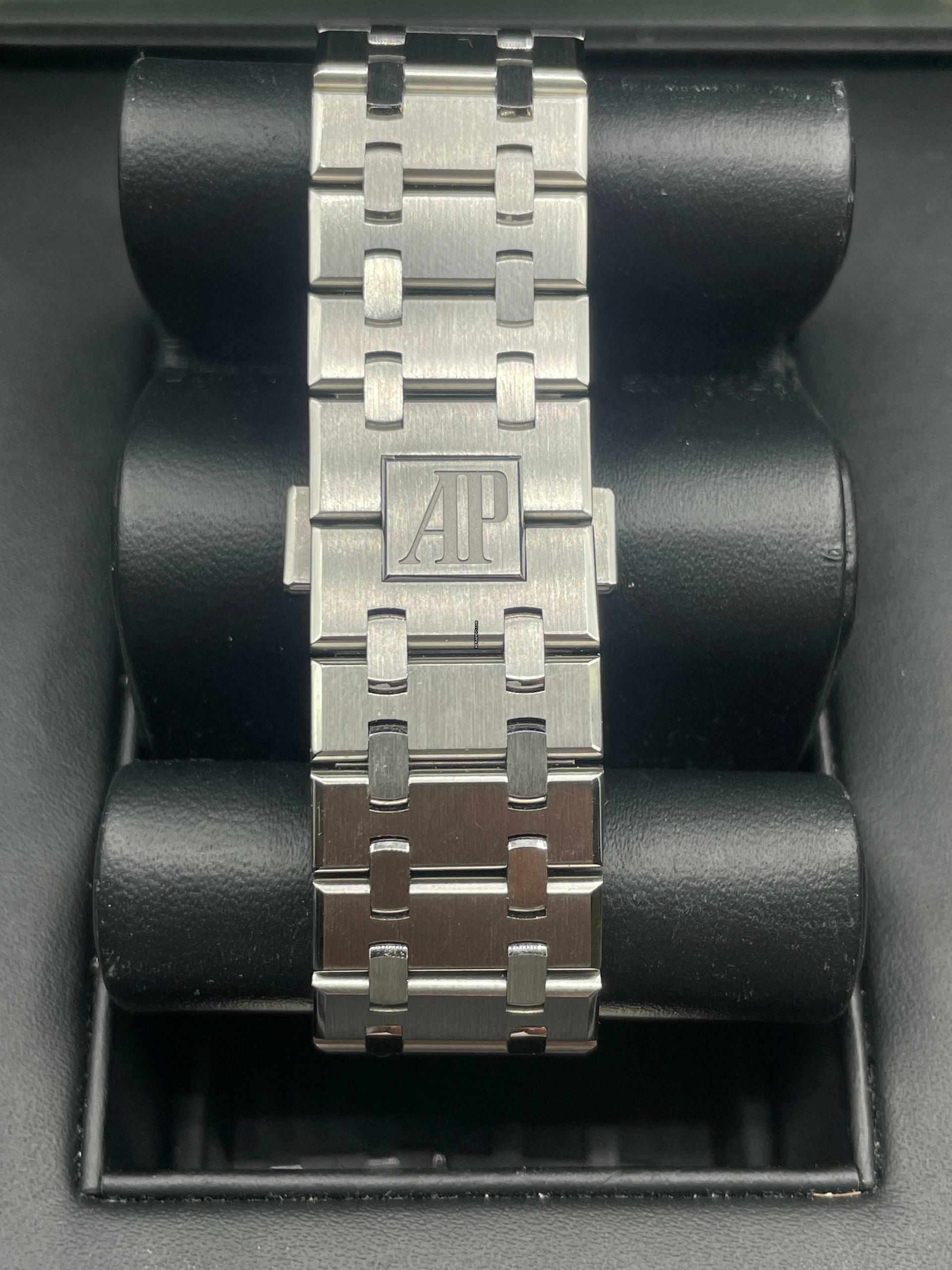 Thumbnail von Audemars Piguet Royal Oak Oak-Steel 41mm Black Dial Box&Papers NEW