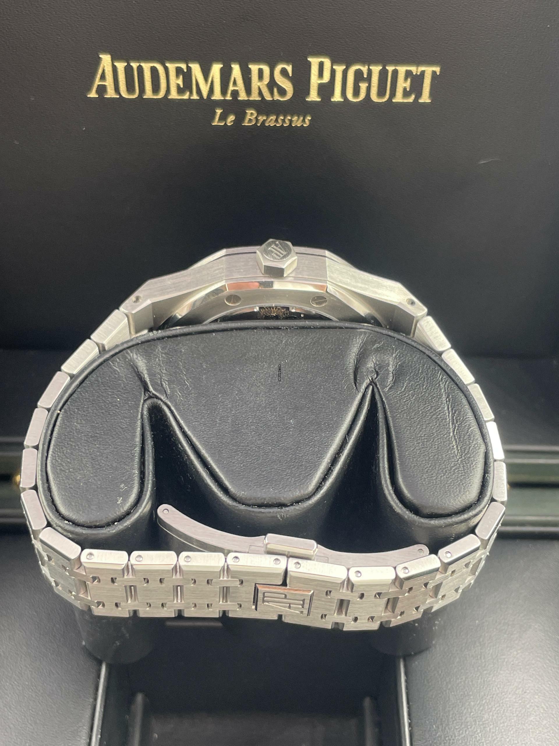 Thumbnail von Audemars Piguet Royal Oak Oak-Steel 41mm Black Dial Box&Papers NEW