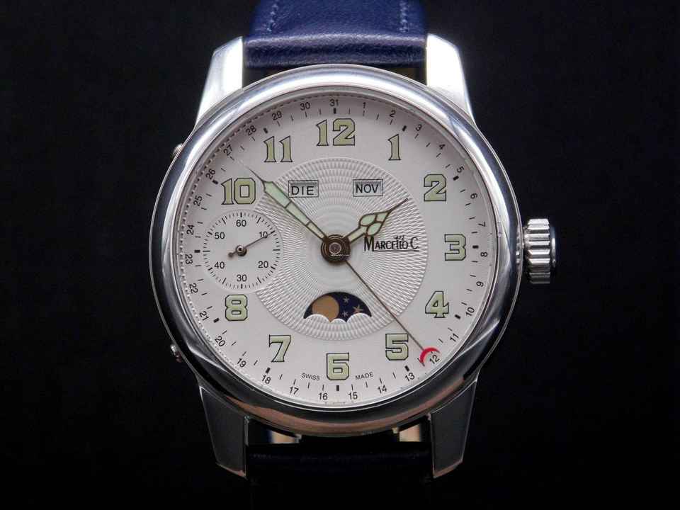  Marcello C. Triple Date Mondphase Handaufzug ETA 6497 </h1> 