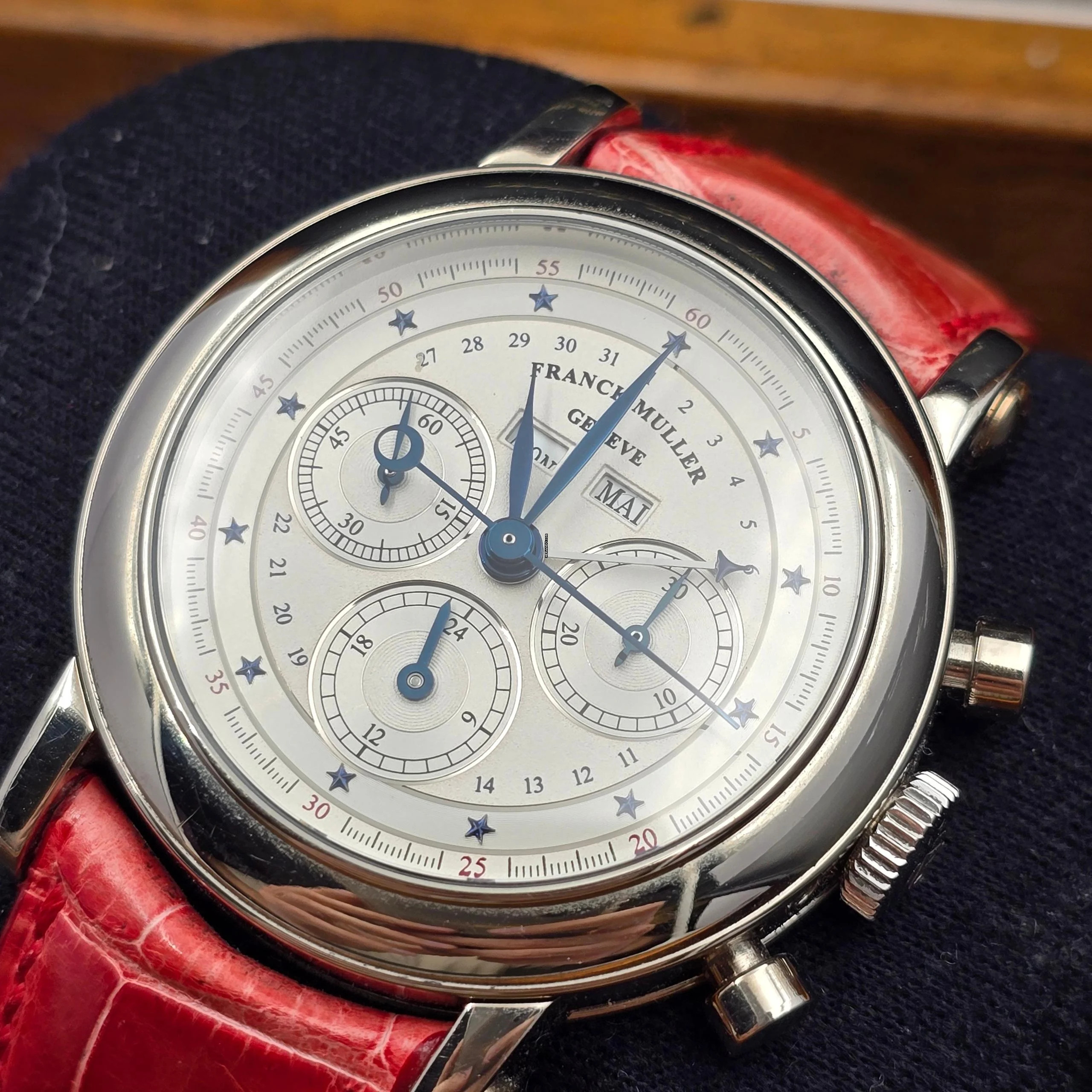  Franck Muller 7000 CC MC Master Calendar Chronograph Weißgold limitiert 