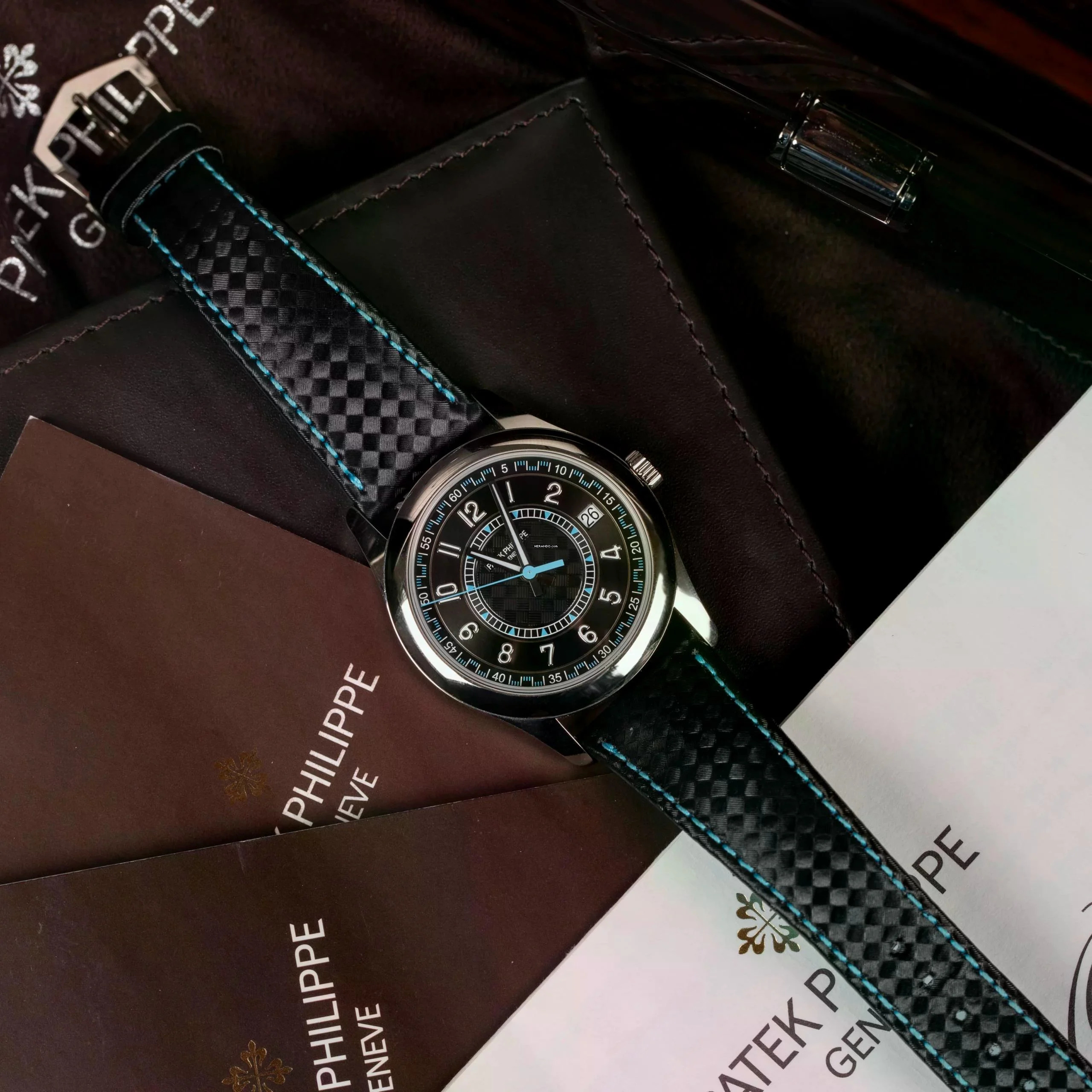  Patek Philippe Calatrava 40mm Blue 