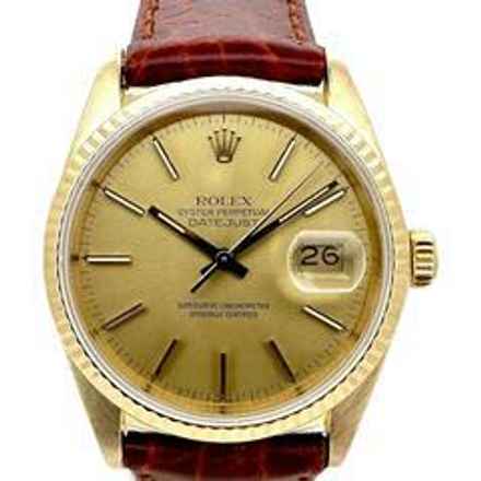  Rolex Datejust 36 mm 18k Gold Referenz 16018 </h1> 
