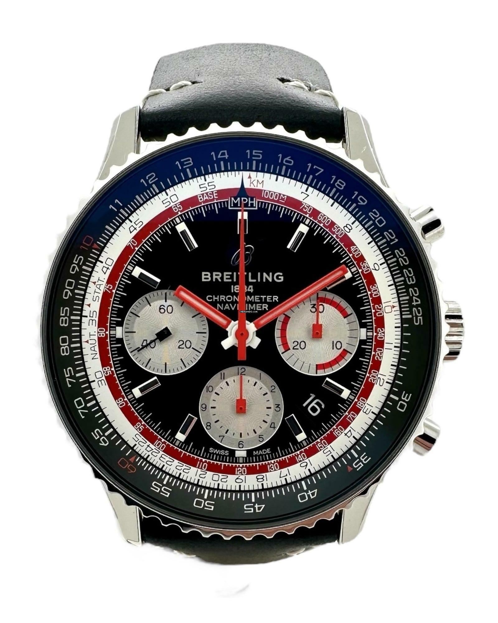  Breitling Navitimer 1 B01 Chronograph 43 Swissair AB01211B1B1X1 
