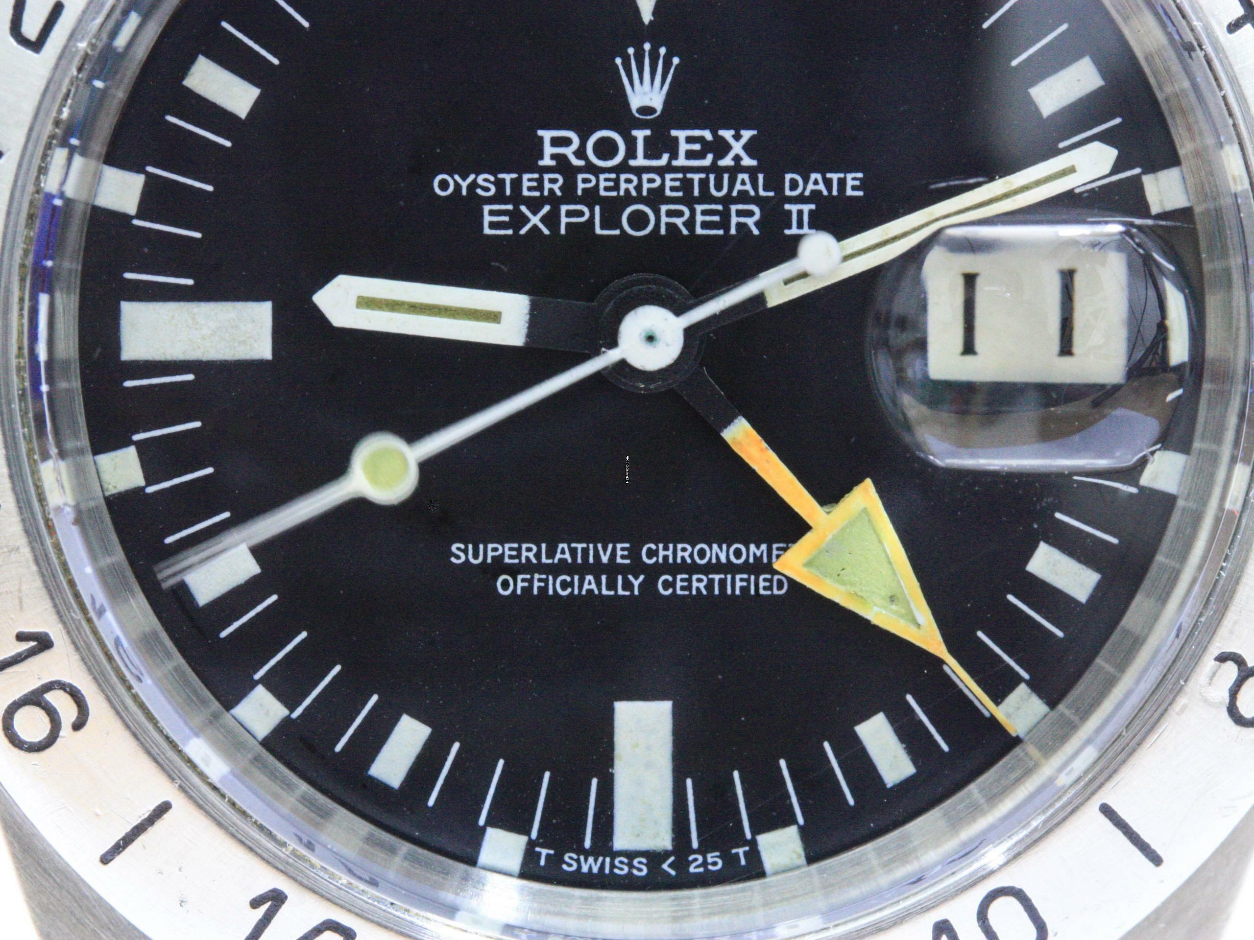 Thumbnail von Rolex Explorer II Orange Hand Referenz 1655 </h1>