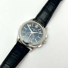 Thumbnail von Patek Philippe Annual Calendar Chronograph blue Dial