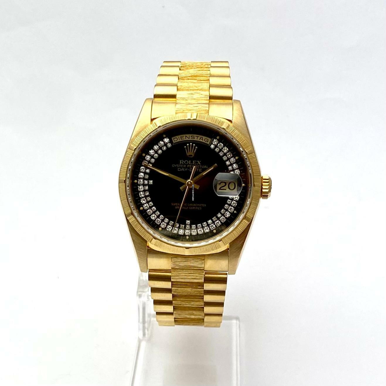 Thumbnail von Rolex Day-Date 36 Borke String Diamond-Dial