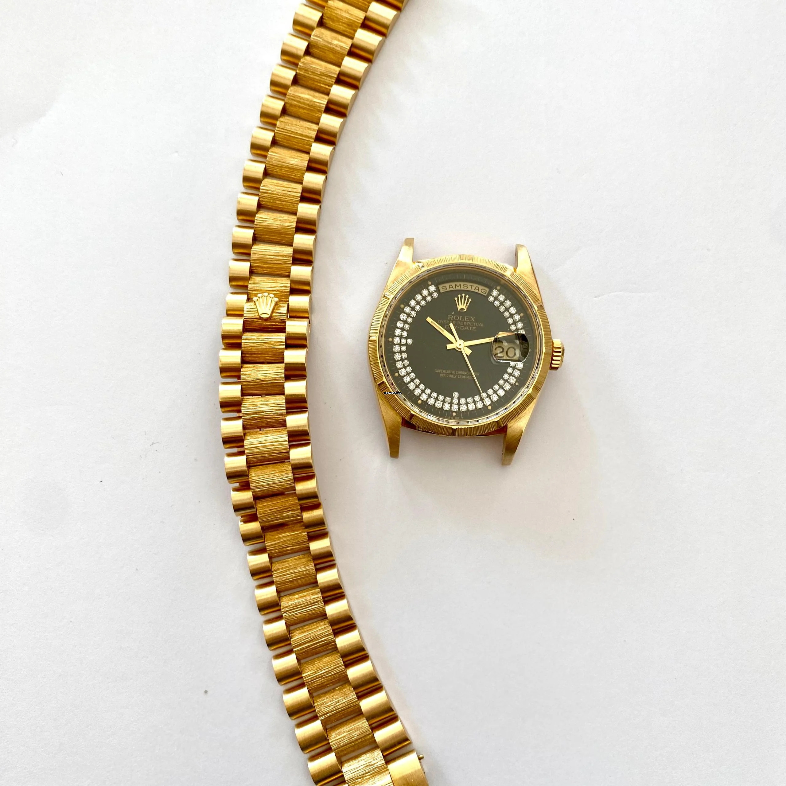 Thumbnail von Rolex Day-Date 36 Borke String Diamond-Dial