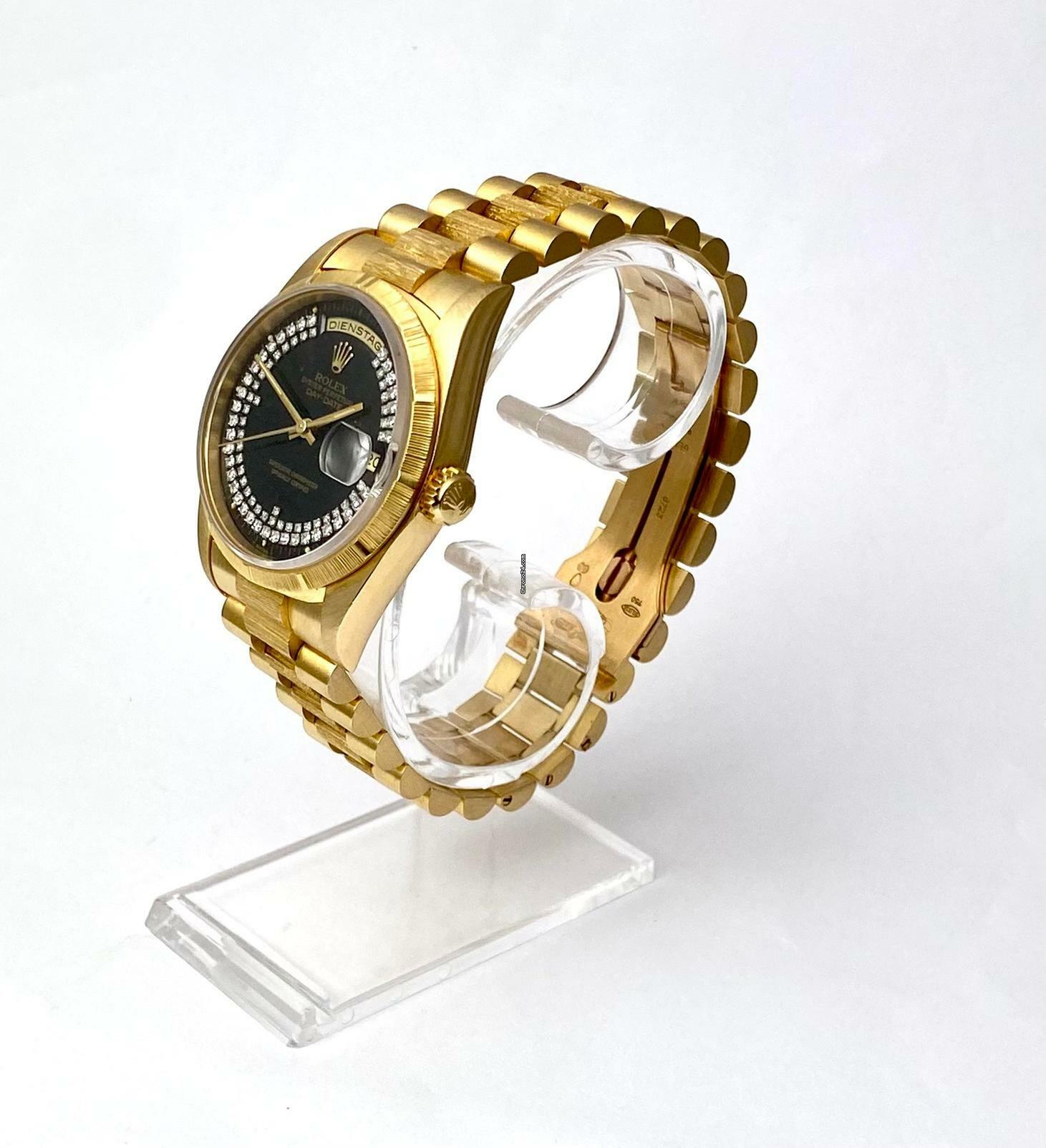 Thumbnail von Rolex Day-Date 36 Borke String Diamond-Dial