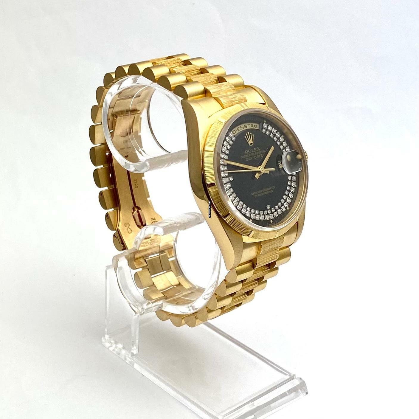 Thumbnail von Rolex Day-Date 36 Borke String Diamond-Dial