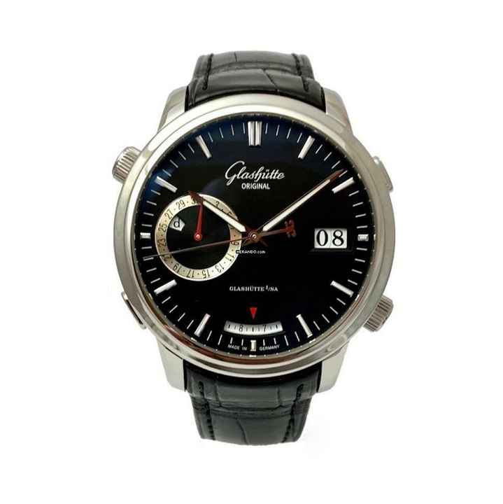  Glashütte Original Senator Terminkalender Diary Terminkalender Edelstahl </h1> 