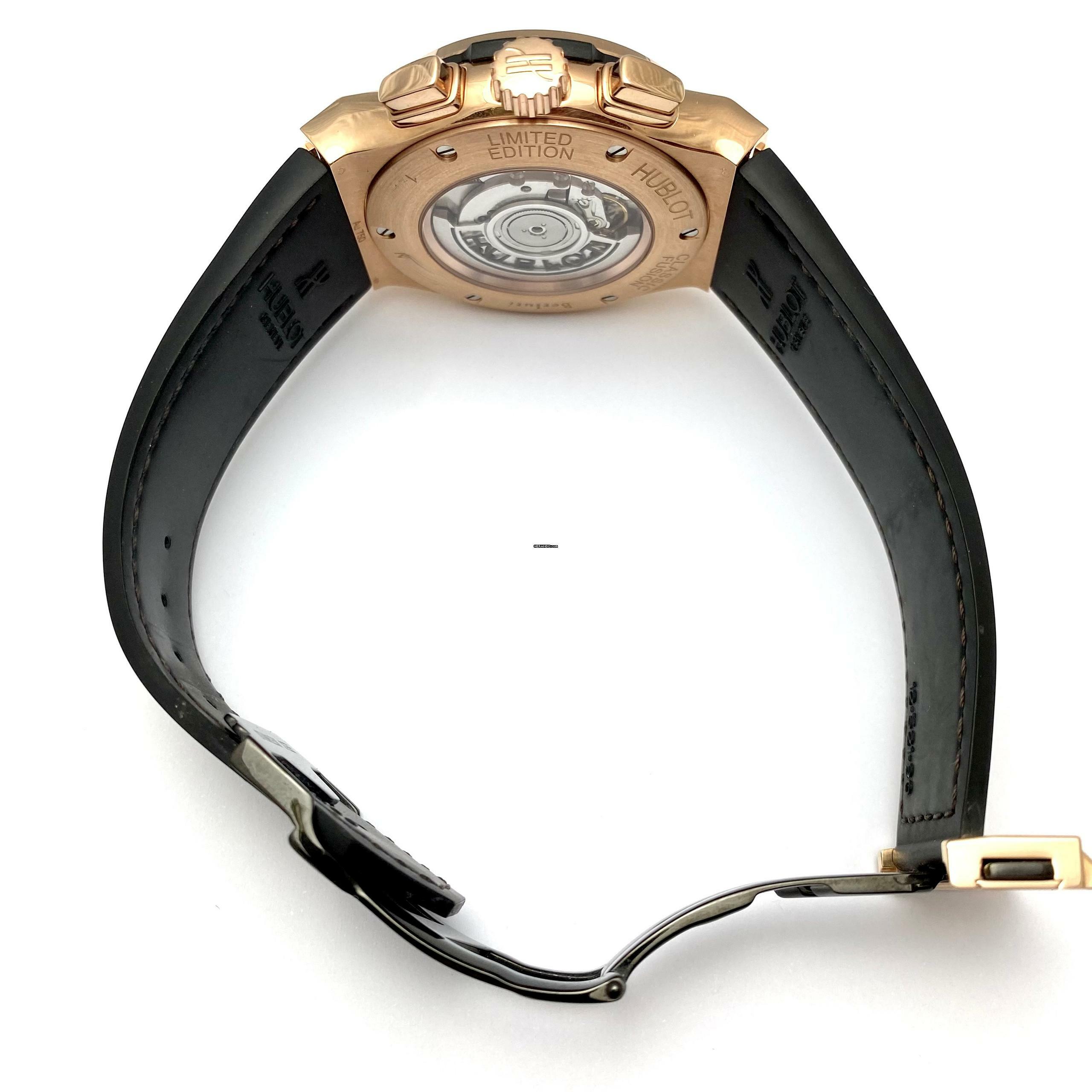 Thumbnail von Hublot Classic Fusion Chronograph Berluti Scritto King Gold Classic </h1>