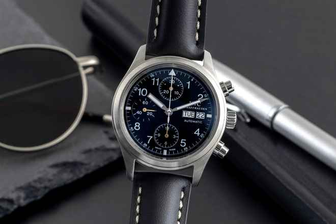  IWC Fliegeruhr Chronograph Fliegerchronograph Chronograph Stahl Automatik Herrenuhr Ref. IW370607  