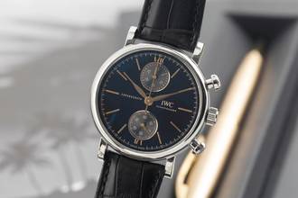 Thumbnail von IWC Portofino Chronograph Edelstahl Automatik Herrenuhr Ref. IW391404