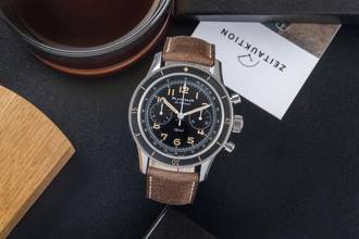 Thumbnail von Blancpain Air Command Chronograph Flyback Automatik Stahl Ref. AC01-1130 B&P