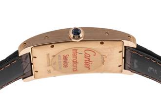 Thumbnail von Cartier Tank Américaine 18k (0,750) Gold Automatik Herrenuhr Ref. W2609156