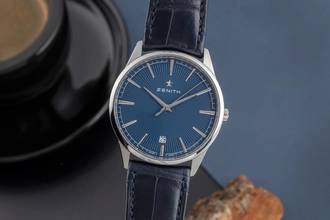 Thumbnail von Zenith Elite Stahl Automatik Herren Ref. 3.3100.670/02.C922 Box & Papiere 2023