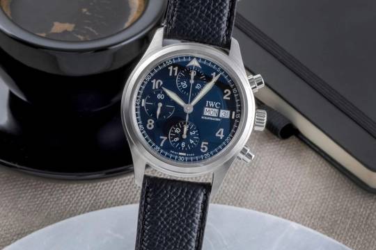  IWC Fliegeruhr Chronograph Fliegerchronograph Chronograph Stahl Automatik Herrenuhr Ref. IW370618  