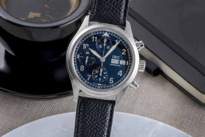  IWC Fliegeruhr Chronograph Fliegerchronograph Chronograph Stahl Automatik Herrenuhr Ref. IW370618  