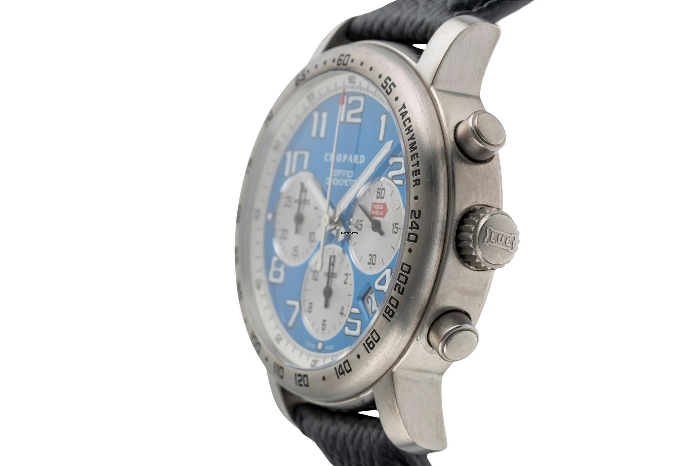 Thumbnail von Chopard Mille Miglia Chronograph Titan Automatik Herrenuhr Ref. 16/8915/103 B&P