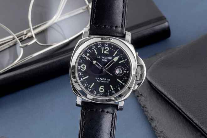  Panerai Luminor GMT Automatic Edelstahl Herrenuhr Ref. PAM00063  