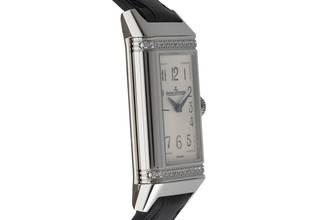 Thumbnail von Jaeger-LeCoultre Reverso Lady Stahl Quarz Diamonds Damenuhr Ref. Q3288420 201.8.47